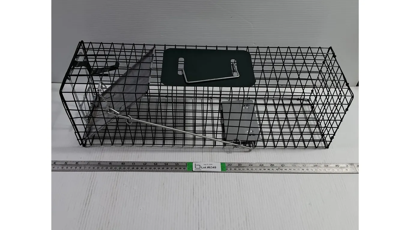 (1) Live Animal Trap-Powder Coated Steel Wire Cage for Catch and Release, Pickup Only
