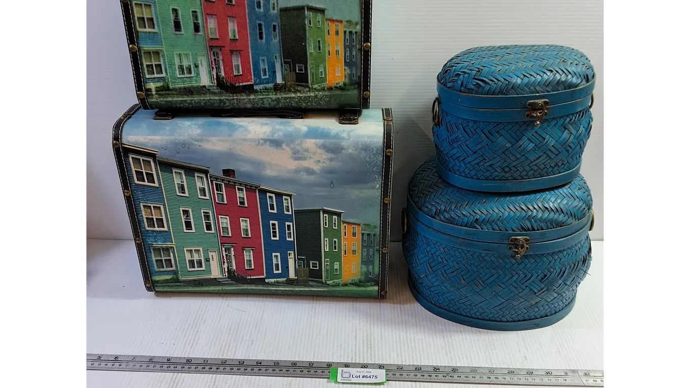 (2) Briefcases & (2) Display Storage Containers