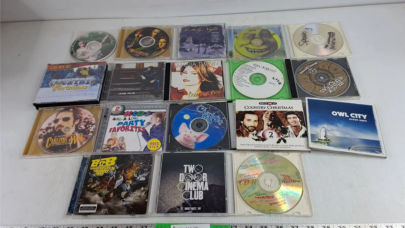 Assorted CDs - Charlottes Web, Owl City, Shania Twain, Misc