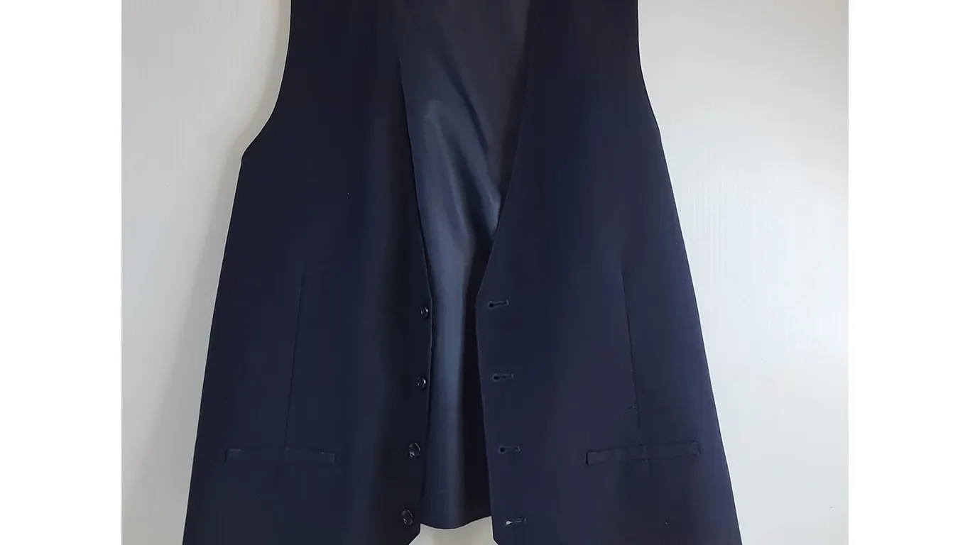 Navy Blue Dress Vest
