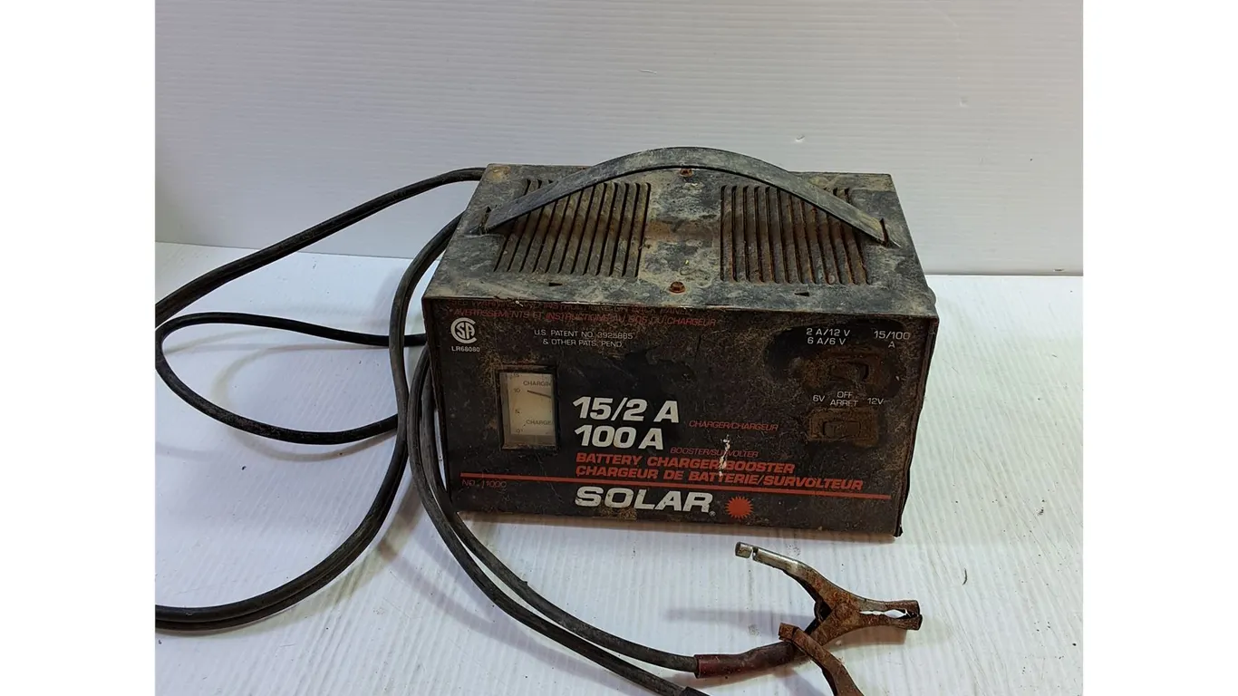 Battery Charger Booster - Turns on