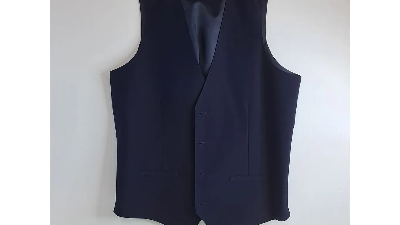 Navy Blue Dress Vest