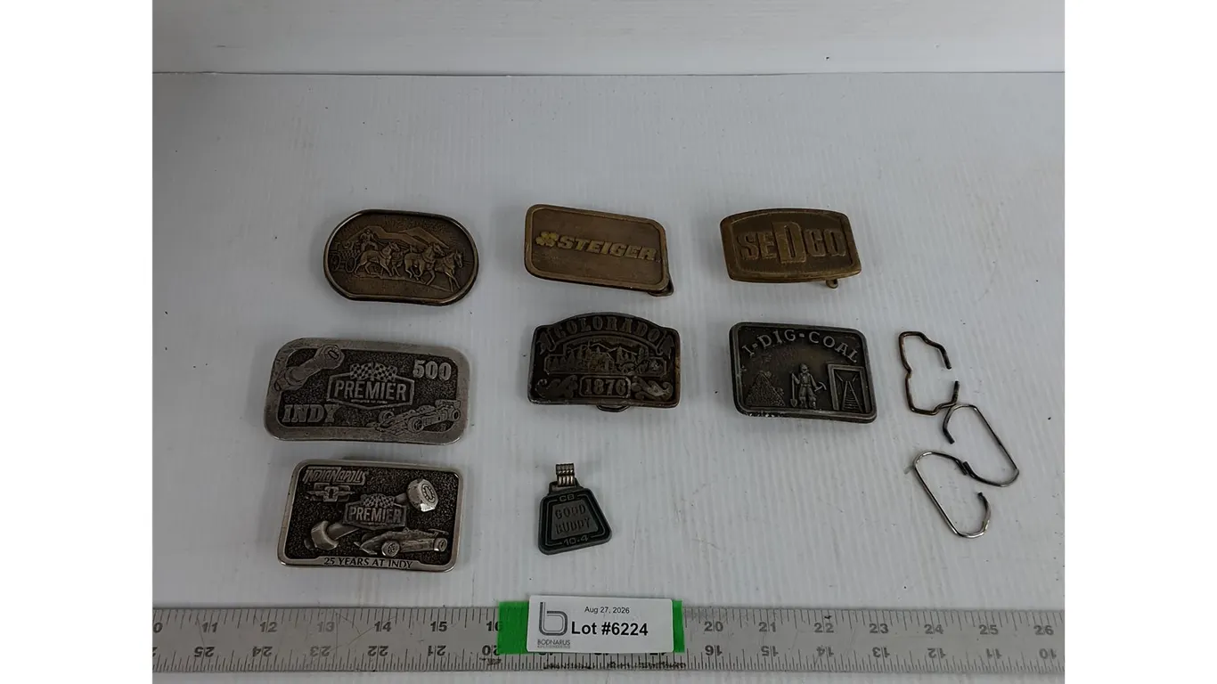 (8) Belt Buckles