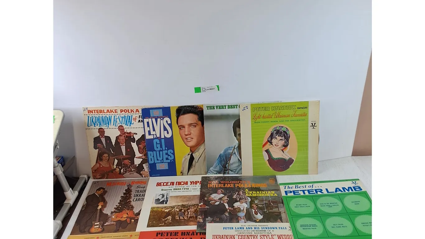 (11) Vinyl Records, Elvis, Mickey and Binny, Peter Hnatiuk, Conway Twitty, Peter Lamb