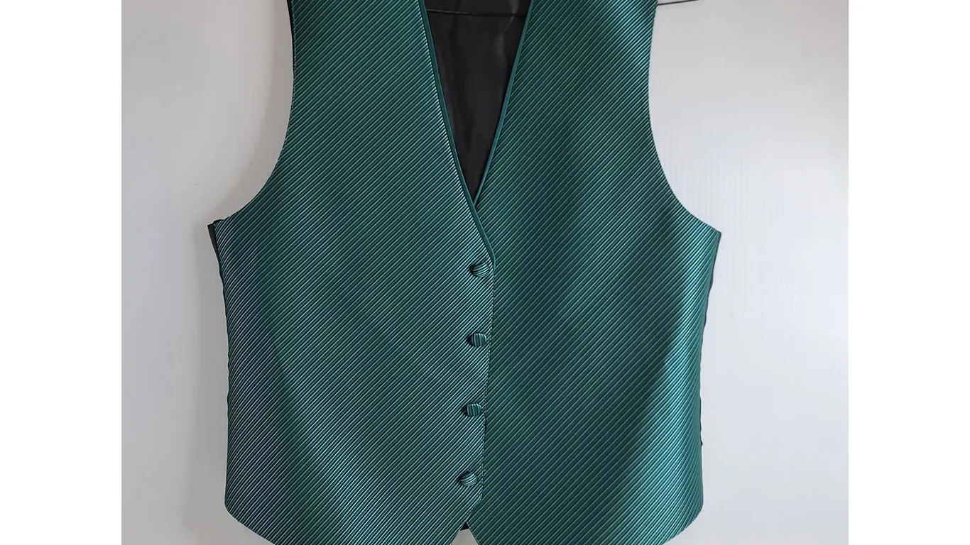 Teal Dress Vest