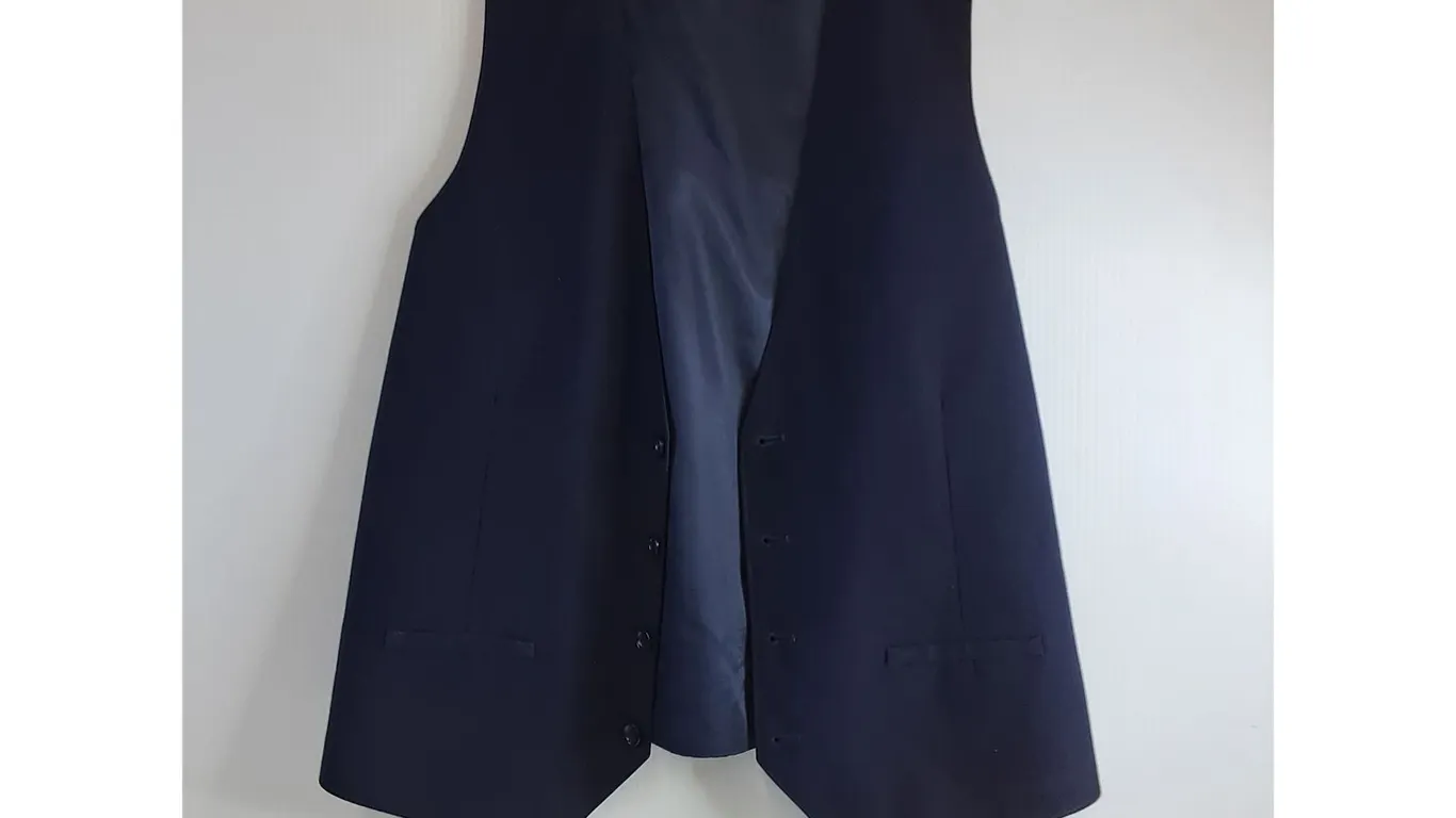 Navy Blue Dress Vest