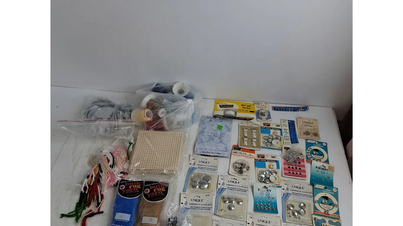 Assorted Knitting & Sewing Accessories, Crafting Items