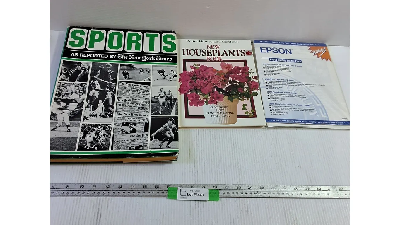 Sports & Houseplants Book & Printing Paper