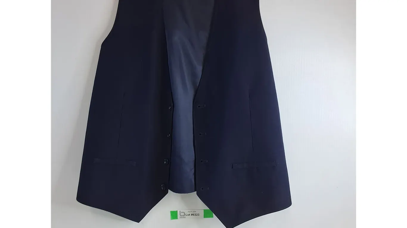 Navy Blue Dress Vest