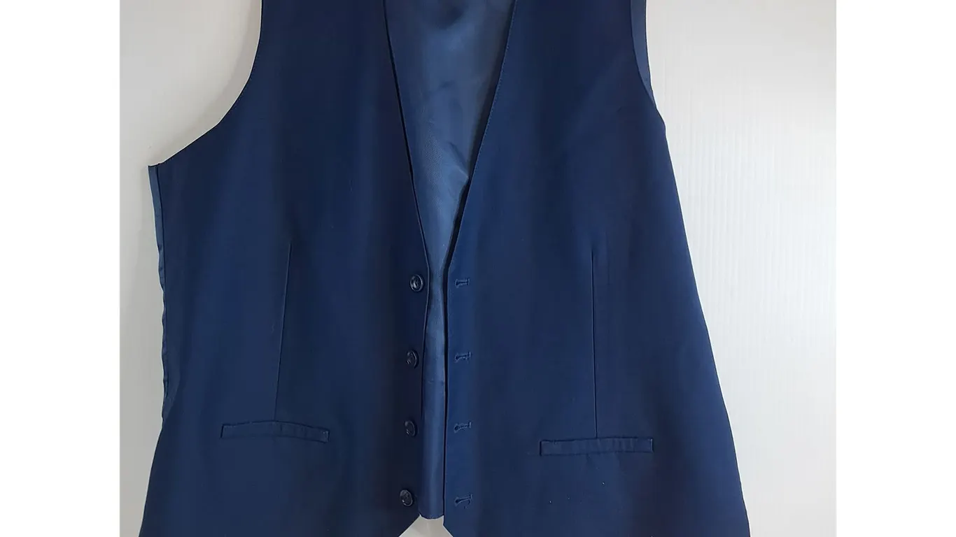 Blue Dress Vest