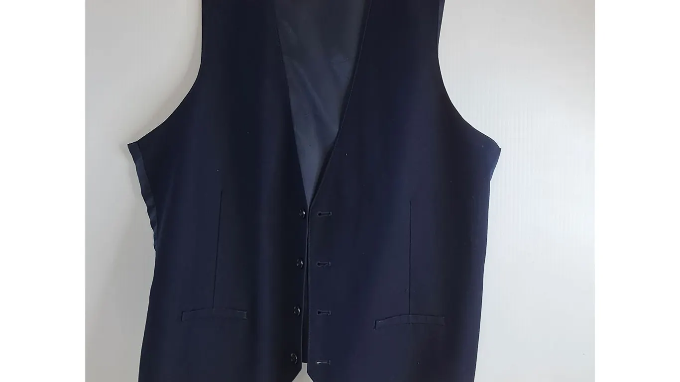 Navy Blue Dress Vest