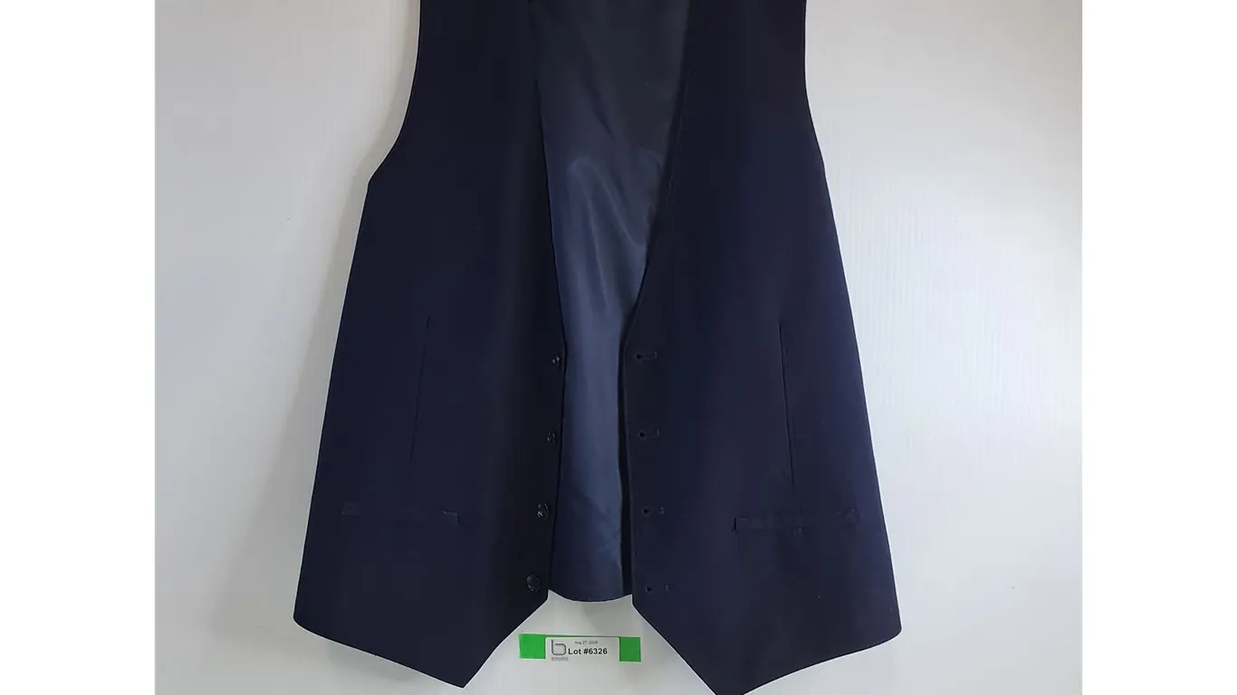 Navy Blue Dress Vest
