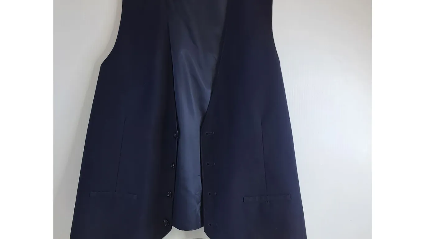 Navy Blue Dress Vest