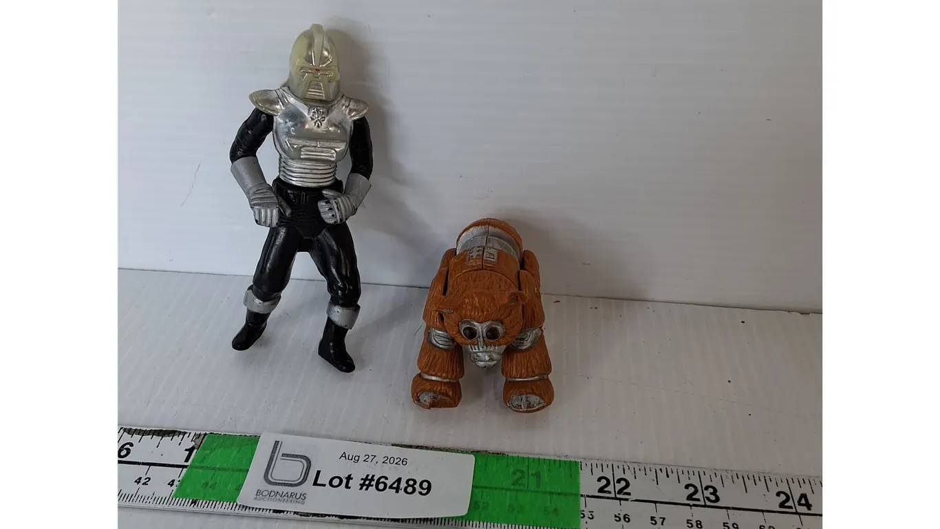 (2) Battlestar Galactica Figurines Up to 4.5"