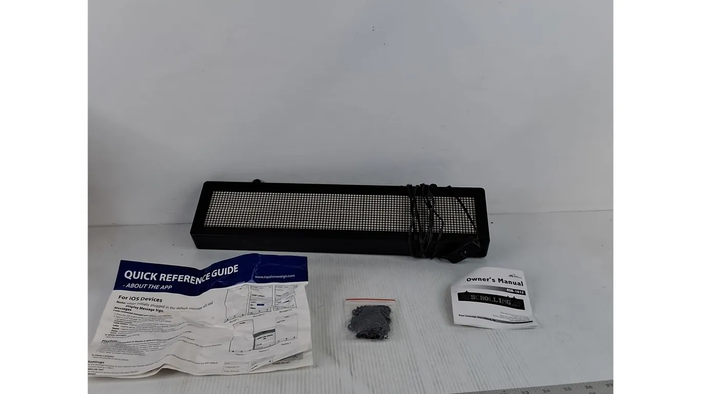 Programmable Scrolling LED Message Sign Board