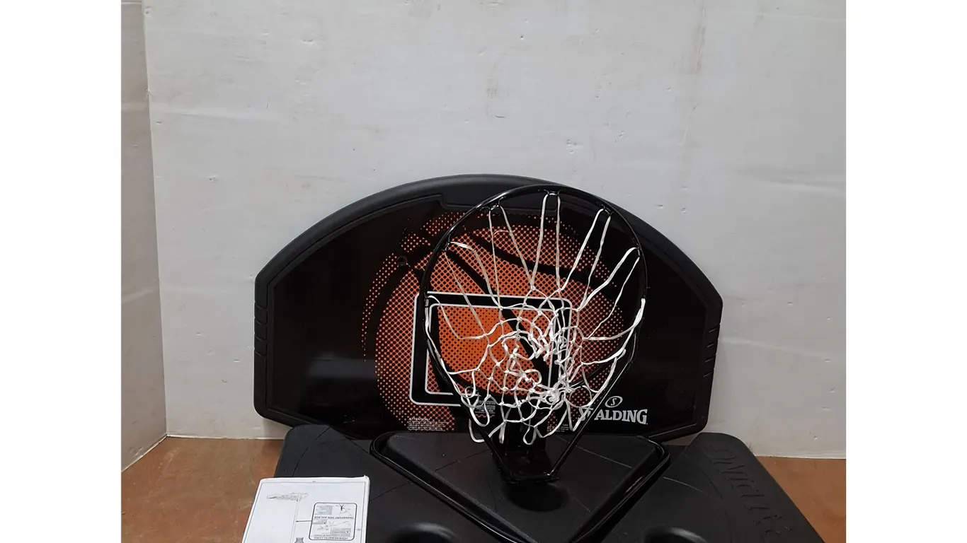 *Spalding 44" Eco-Composite Portable Basketball System- Like New Missing Pole ( as is, cannot ship)