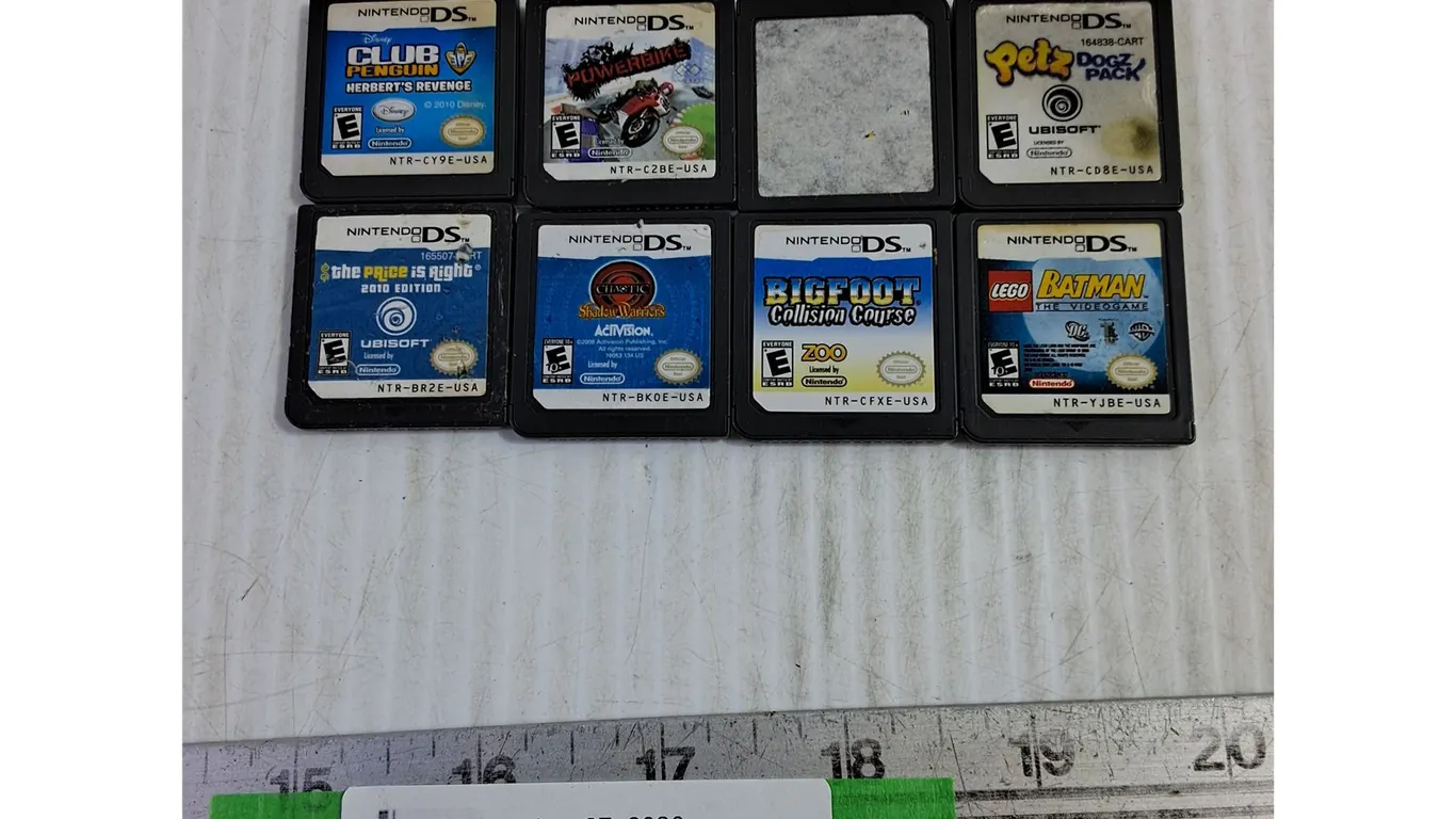 (8) Nintendo DS Games - Untested - LEGO Batman, Powerbike
