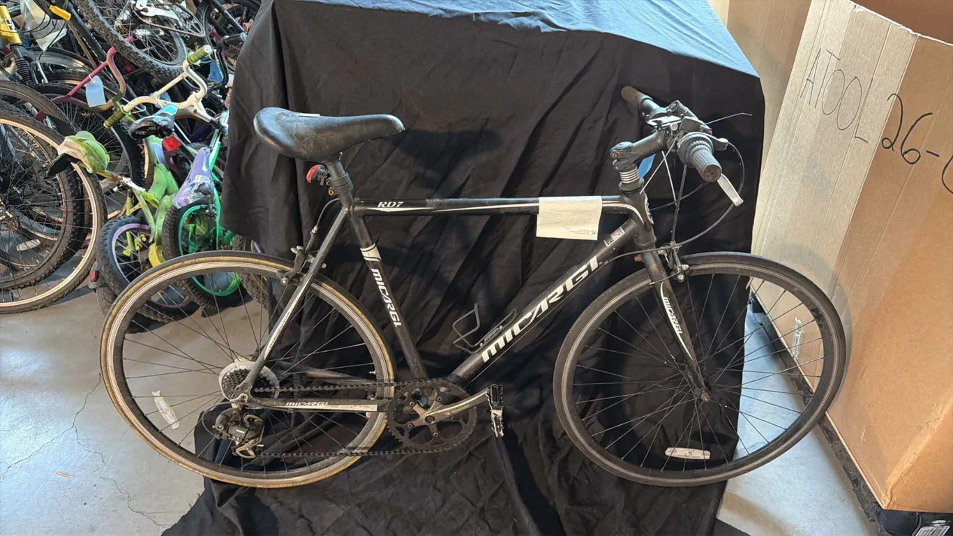 MICARGI RD7 BLACK 7 SPEED ROAD BICYCLE
