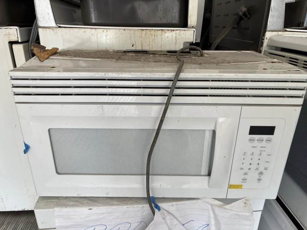 over range microwave not tested