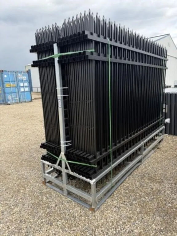 NEW Steel Site Fencing - 4 Rail (Black)/EACH PANEL