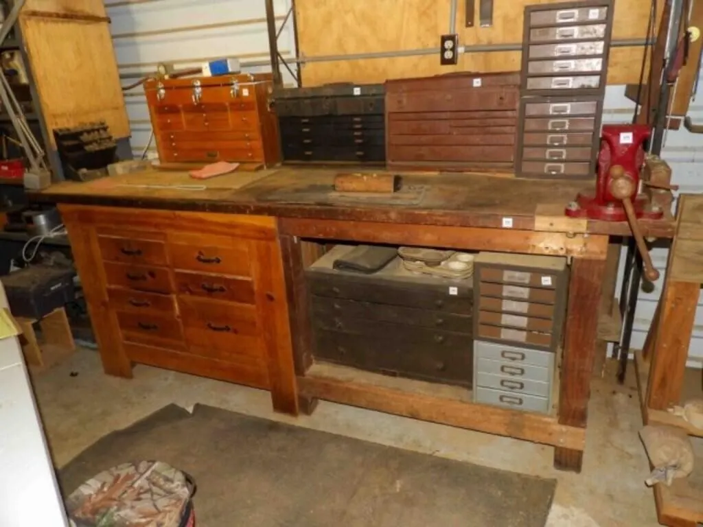Woodwork Bench, 8� x 2� x 3�