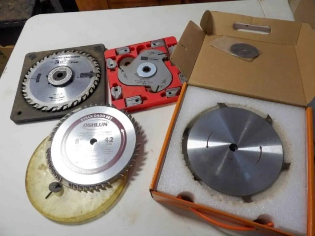 8� Saw Blades - Excalibur Dado, MORE