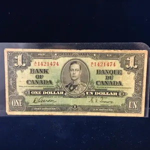 1937 Canadian $1 Bank Note