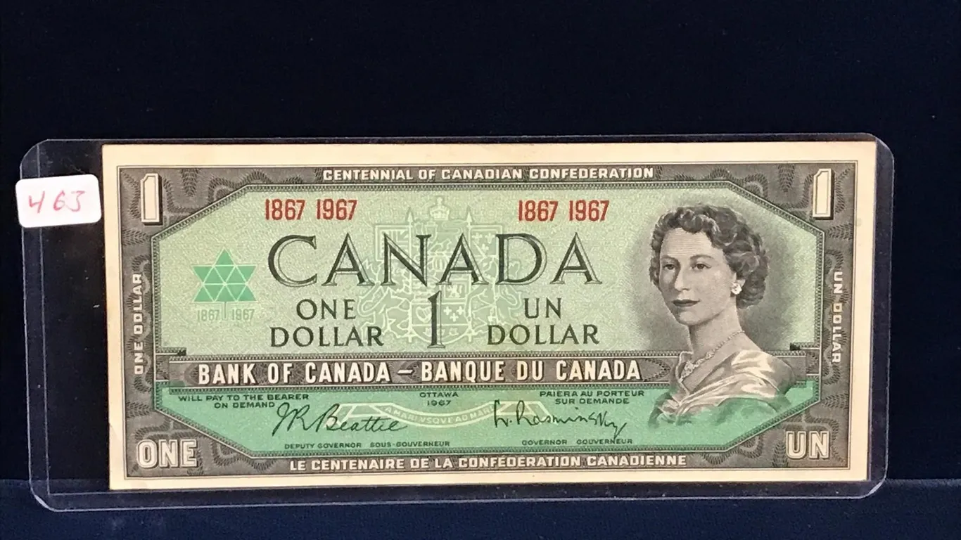 1967 Bank of Canada $1 Bank Note