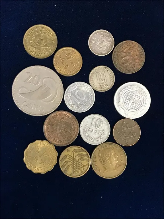 14 Foreign Coins