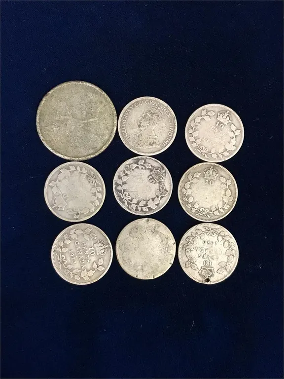 $1.05 in Canadian Silver Coins