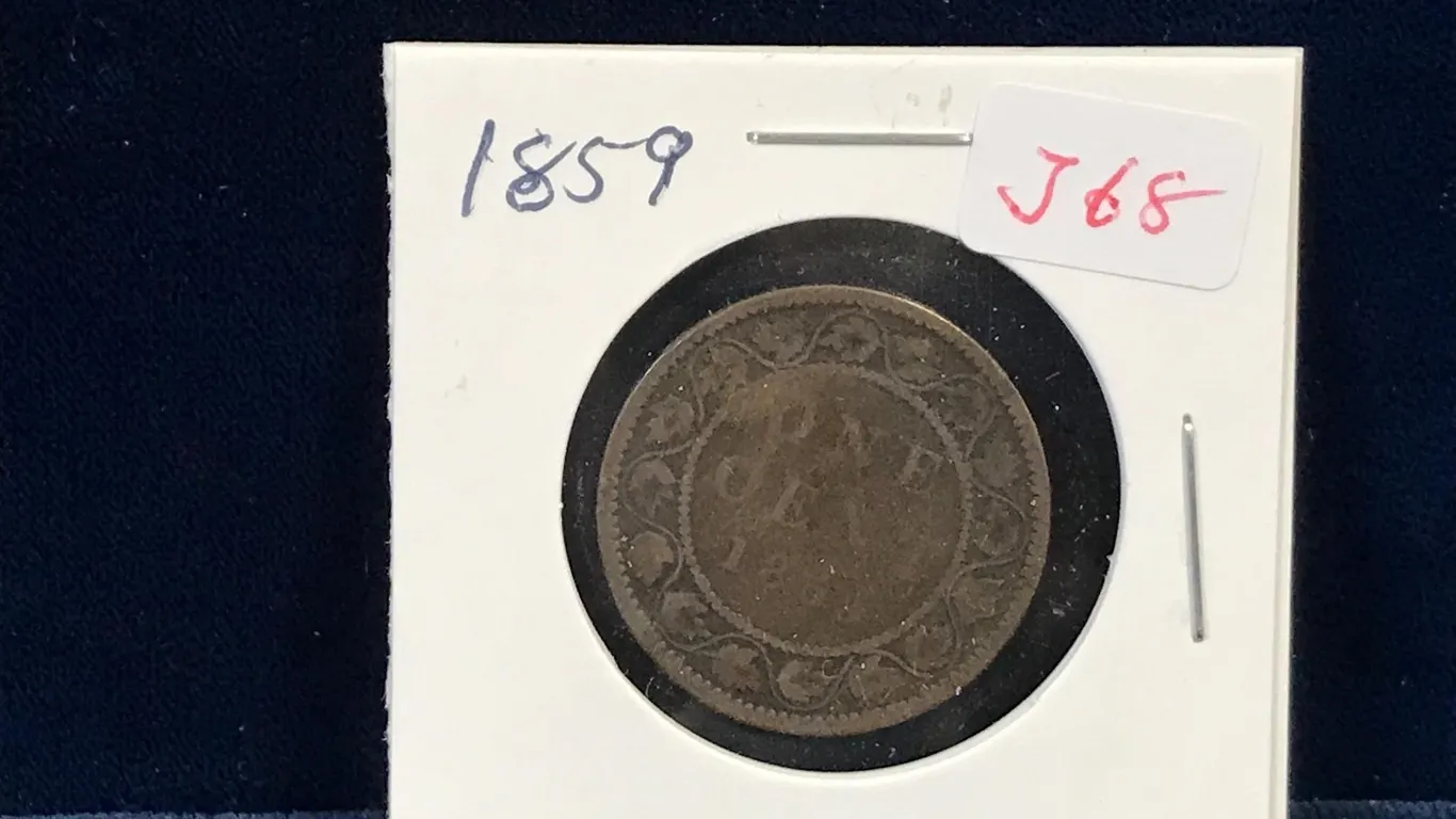 1859 Canadian Large Penny