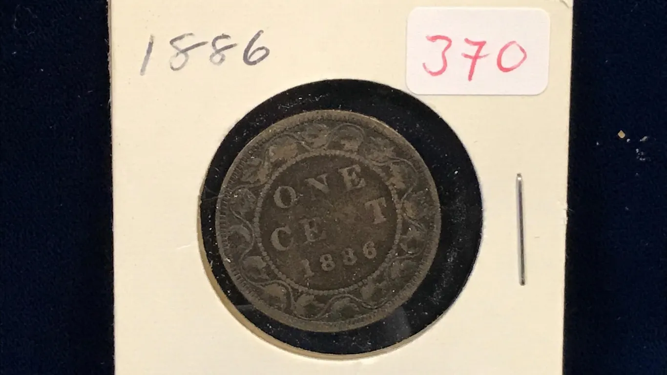 1886 Canadian Large Penny
