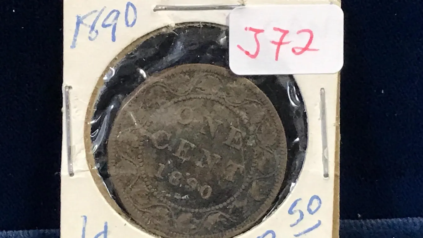 1890 Canadian Large Penny