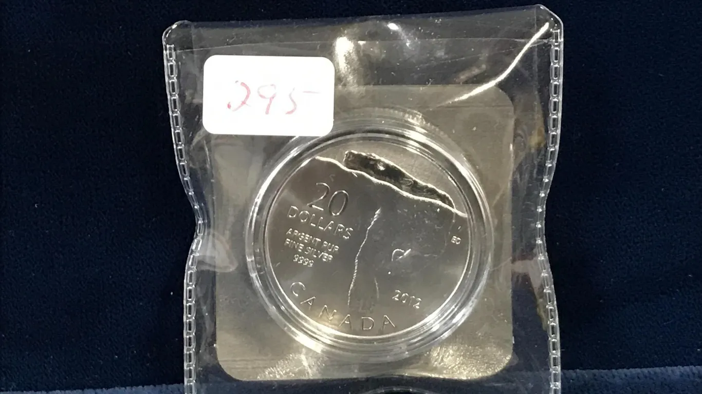 2012 Polar Bear $20 Coin .9999 Silver