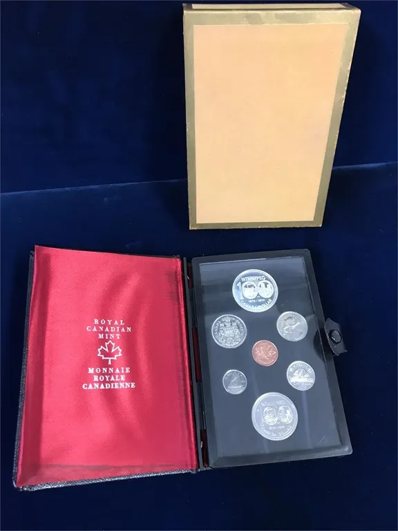 1974 Double Dollar Unc. Coin Set, 1 Silver Dollar