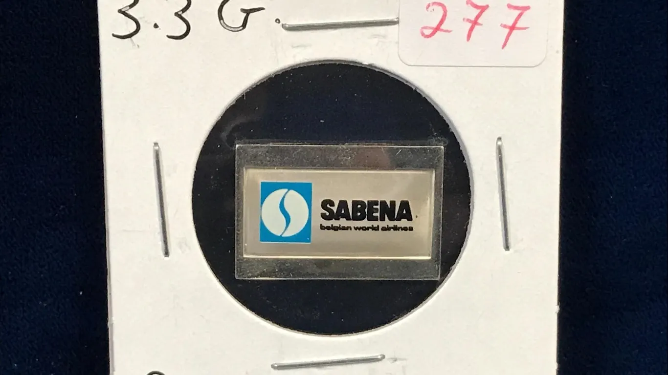 1981 Sabena 3.3 Grams .925 Silver