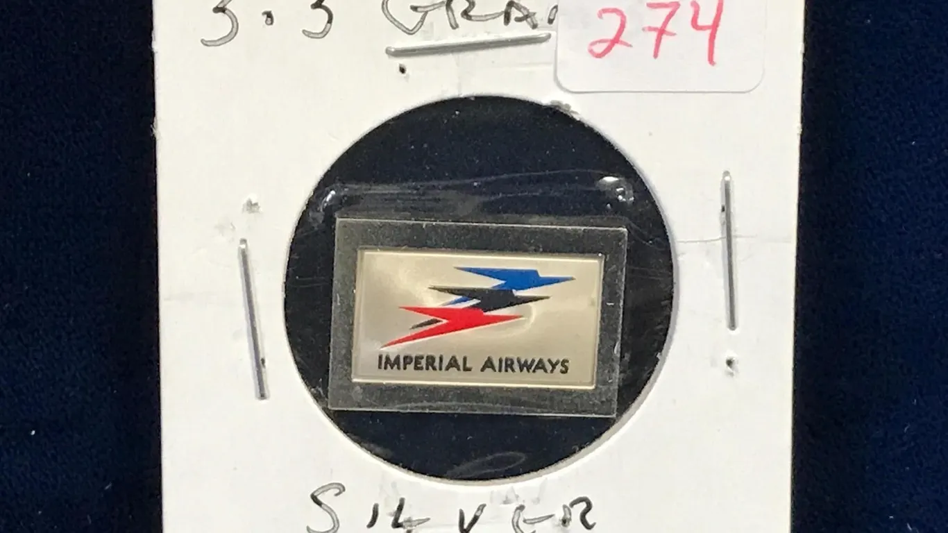 1981 Imperial Airways 3.3 Grams .925 Silver