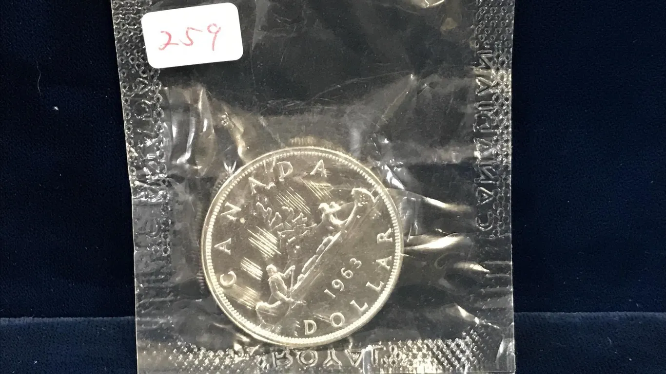 1963 Proof Like Canadian Silver Dollar