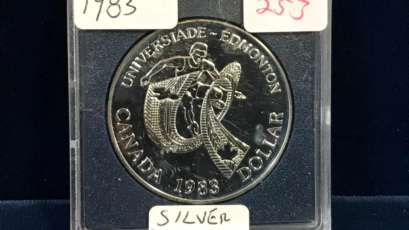 1983 Edmonton Canadian Silver Dollar