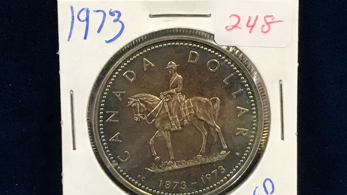 1973 RCMP Canadian Silver Dollar