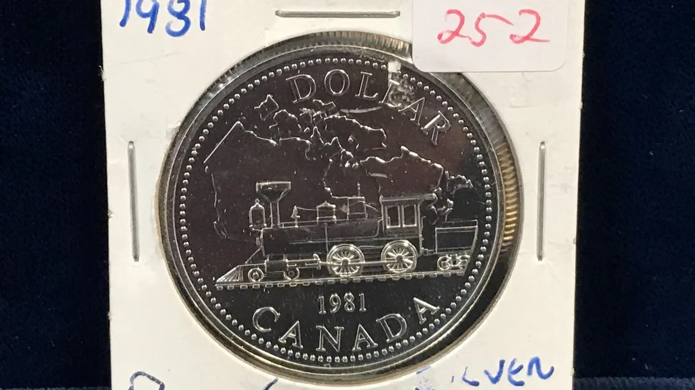 1981 Railroad Canadian Silver Dollar