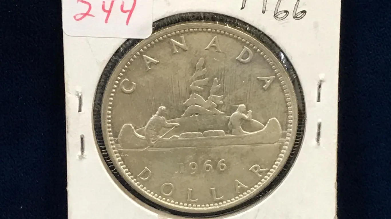 1966 Canadian Silver Dollar