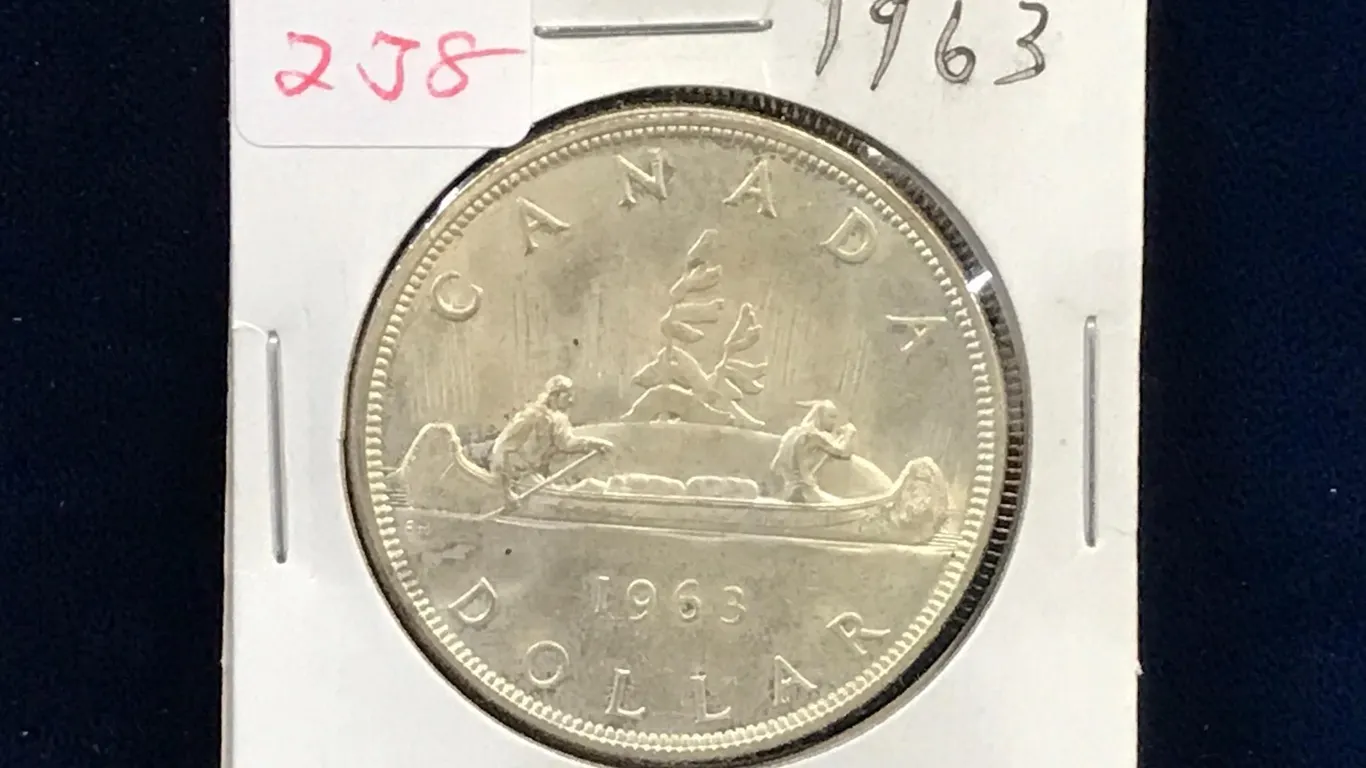 1963 Canadian Silver Dollar