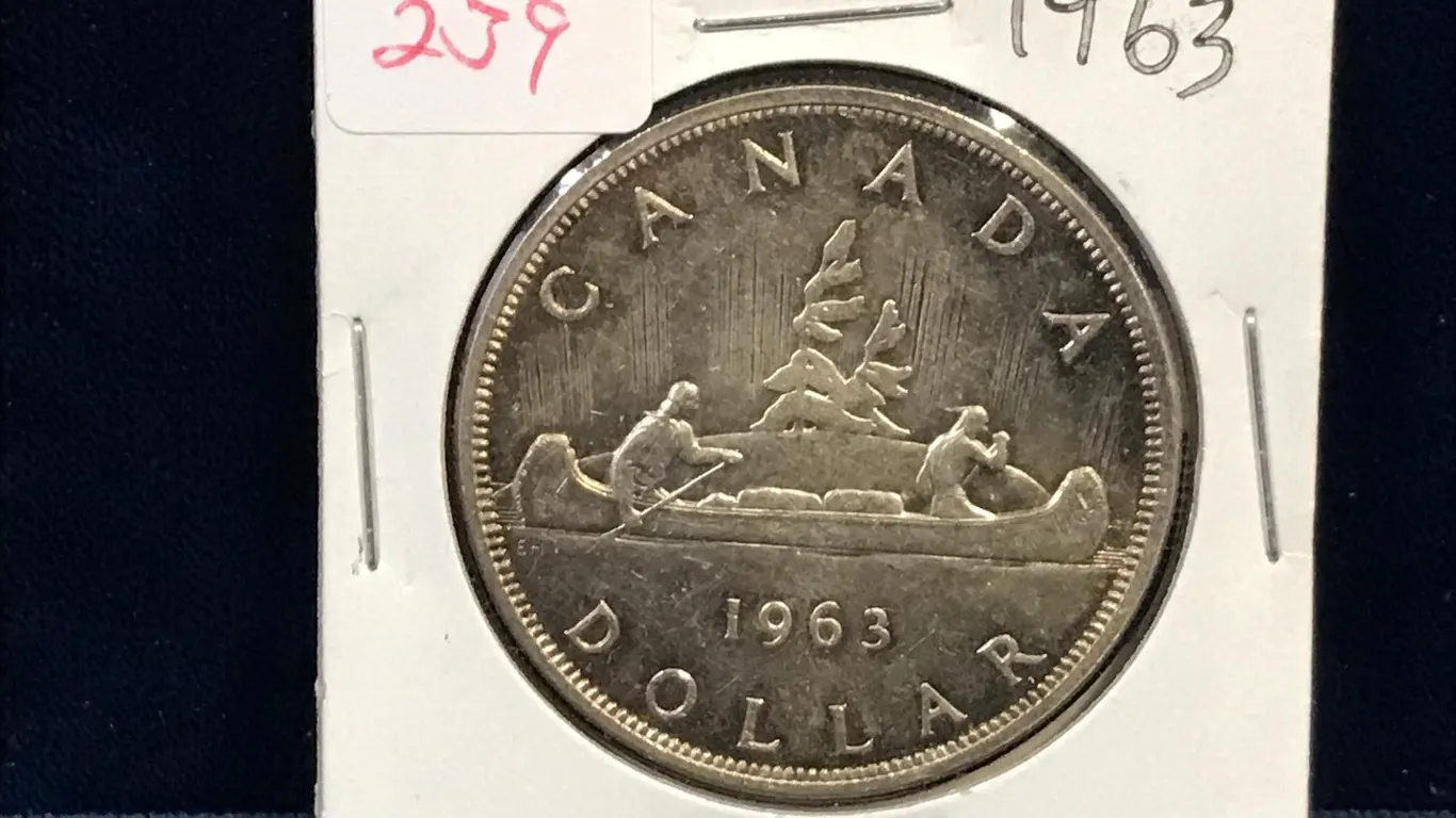 1963 Canadian Silver Dollar