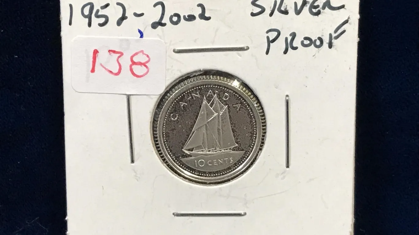 2002 Canadian Silver Ten Cent Piece