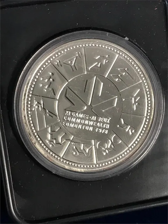 1978 Canada Games Uncirculated Silver $1 Coin
