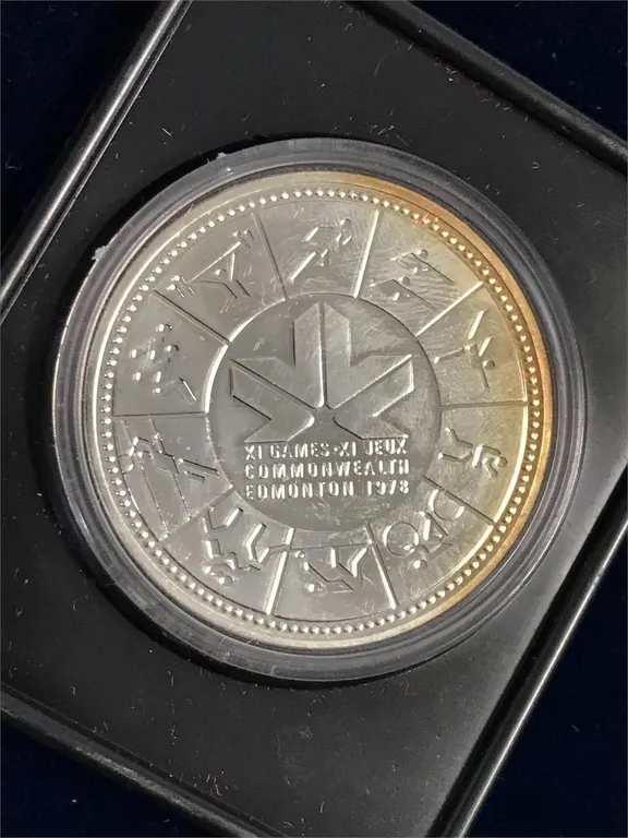 1978 Canada Games Uncirculated Silver $1 Coin