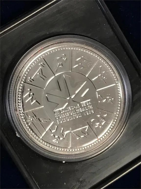 1978 Canada Games Uncirculated Silver $1 Coin