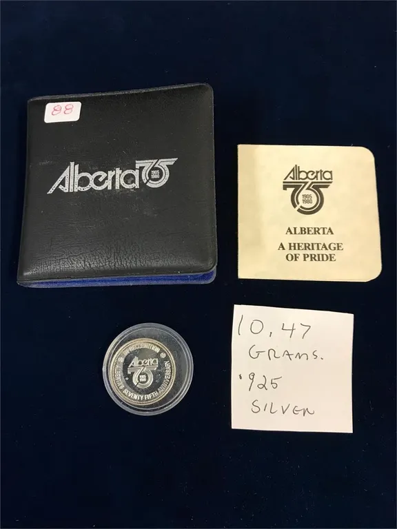 1980 AB 75th Anniversary Silver Medallion