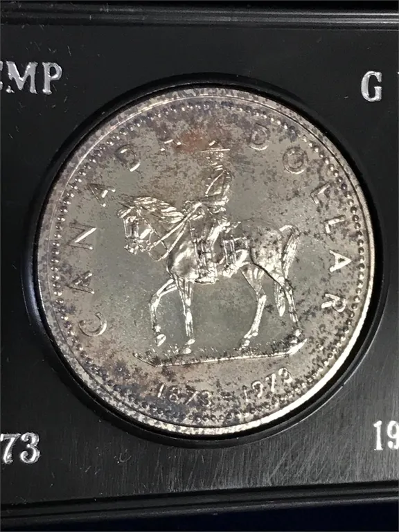 1973 RCMP Uncirculated Silver $1 Coin